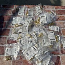 Lot of 46  Brass Compression Sleeve 3/8 Lead-Free 10 Pack Brass Compression Fit