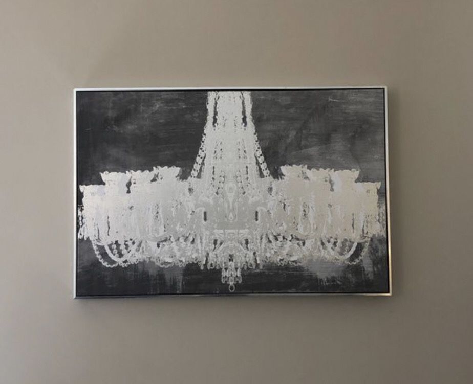 Chandelier picture frame