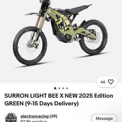 Surron light Bee 2025 electric Bike