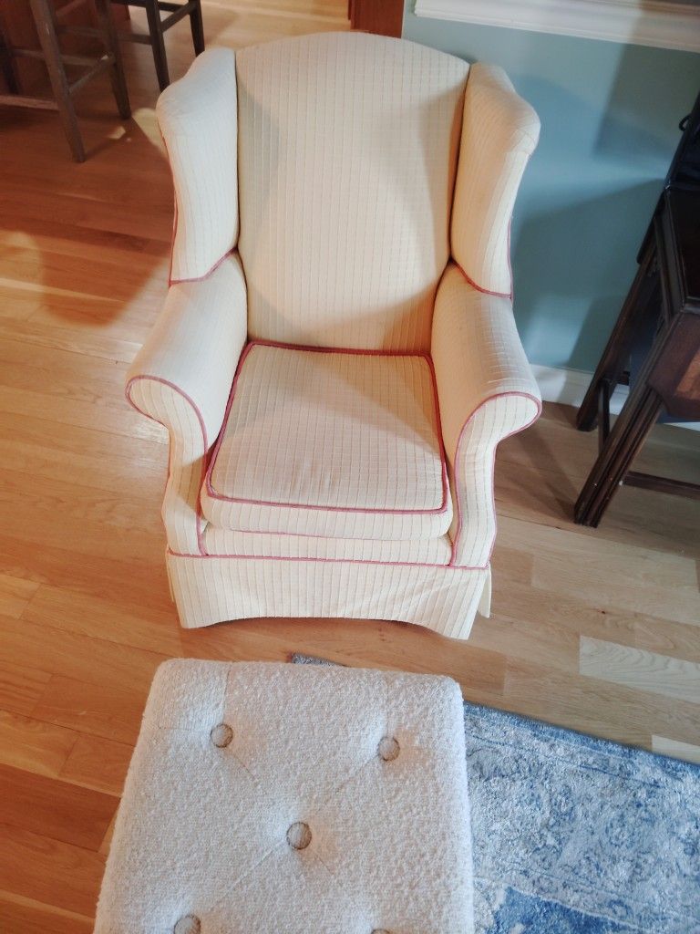 Ethan Allen Upholstered Little Girl's Chair