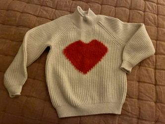 Old navy heart kids sweater size 5T