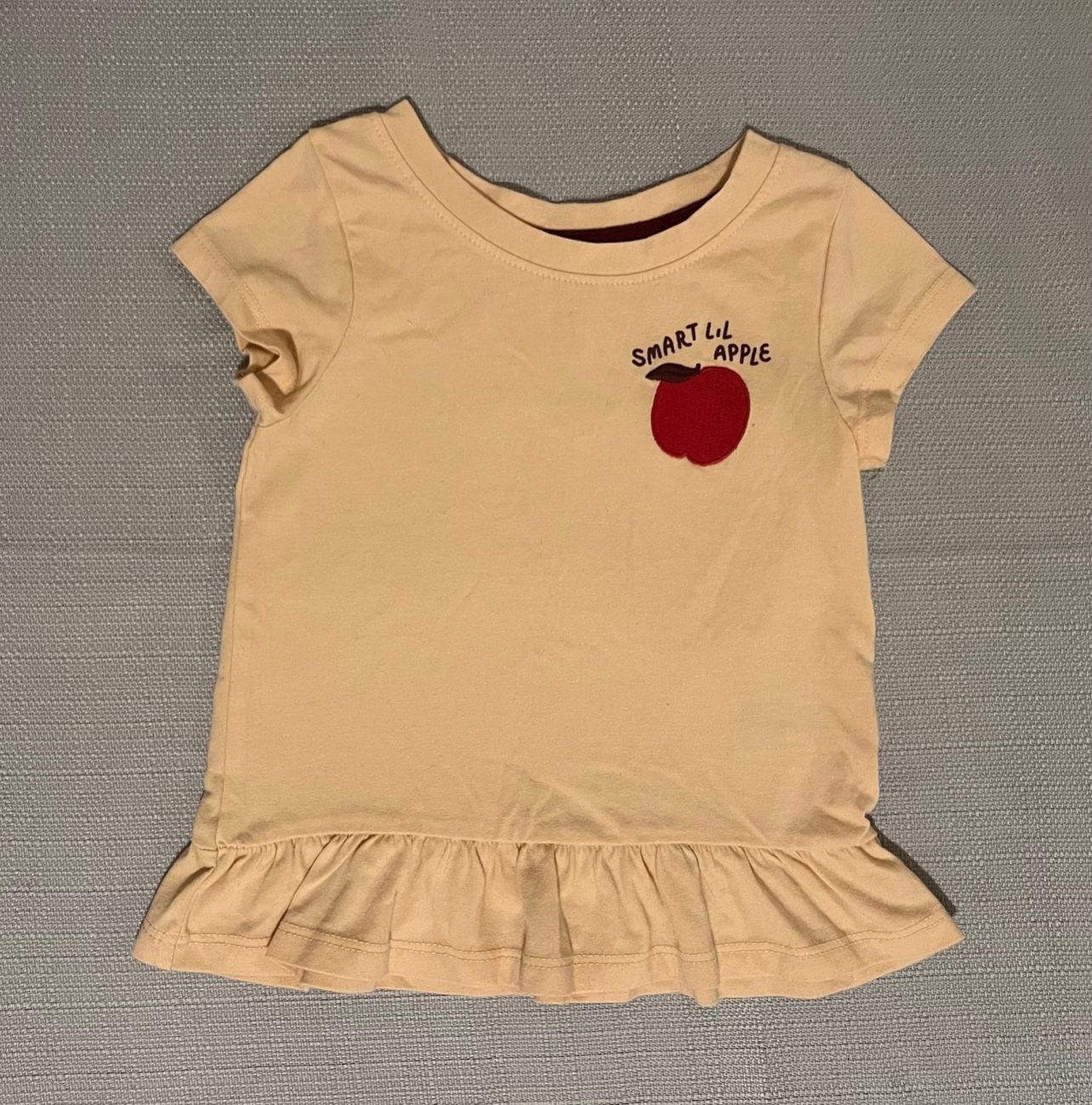 Cat & Jack “Smart Lil Apple” Tee  Size 18 Months