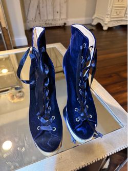 Gianvito Rossi Velvet Booties size 41