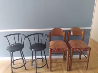 4 Bar Stools.20.00 Each All For 70.00