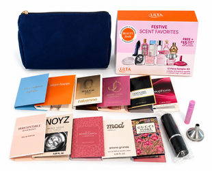 ULTA Fragrance Set 12 pc Sampler Kit + 1 Valentino mini NEW!! IN BOX