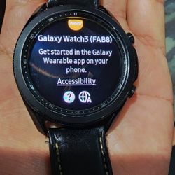 Galaxy Watch 3 With Leather Strap