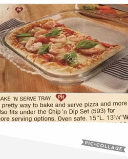 Princess House Bake ‘n Serve Tray