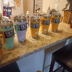 6 Yeti Mugs