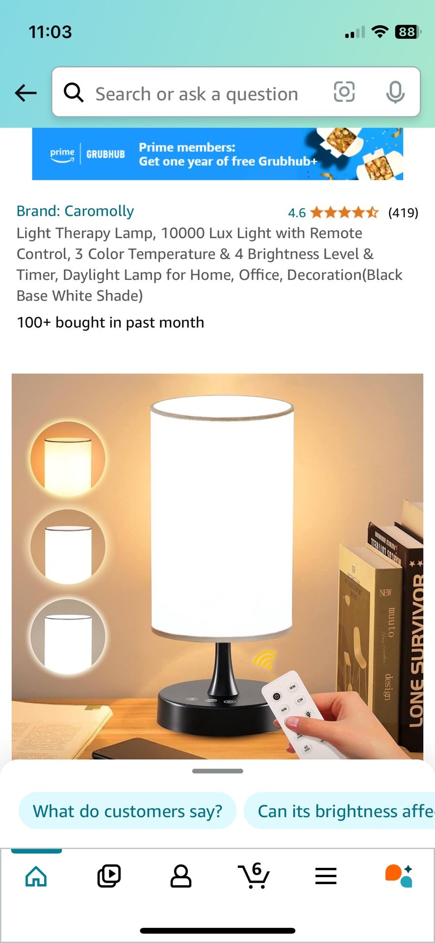 Light Therapy Lamp With Remote