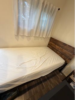Bed Frame and Mattress