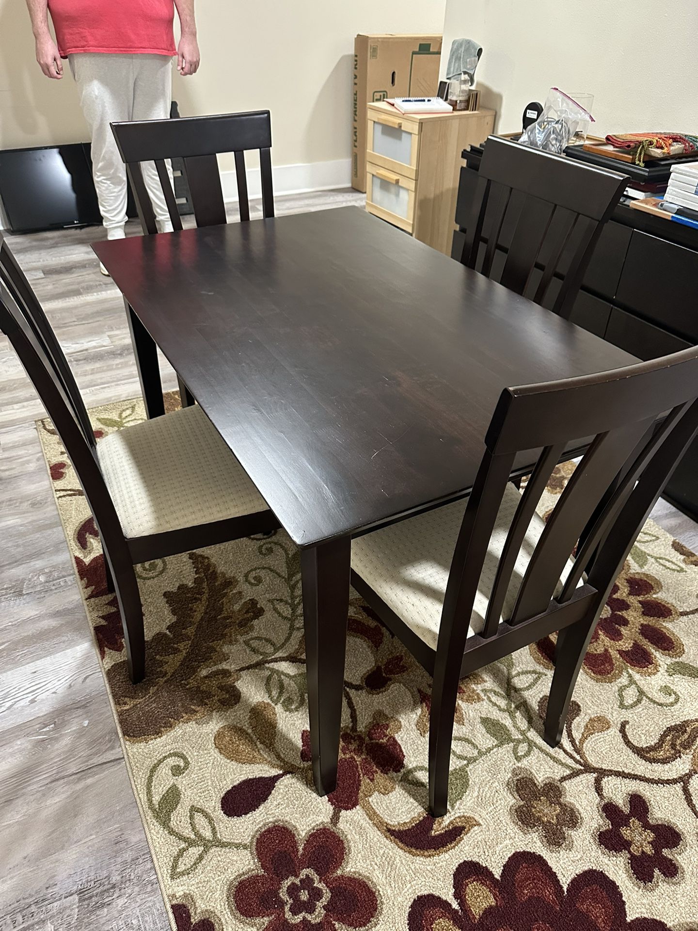 Dining Table Set with 4 Chair