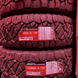 275/60/20 Nitto ridge grappler 4 new tires