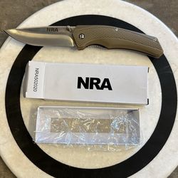 NRA 3-1/2” Folding Knife