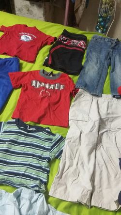 OVER 50 pieces of clean and ready to use baby clothes sizes start from newborn to 5 years old winter and Summer ALL for $25 pick up