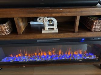 Ashley furniture Todoe 65” tv stand electric fireplace