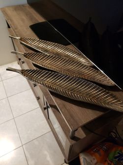 Leaf Centerpiece Set Of 3
