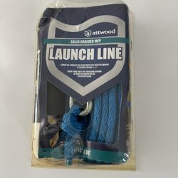 New- Attwood Launch Line Solid Braided Polypropylene - 5/16 In. X 30 Ft. W/Snap Hook