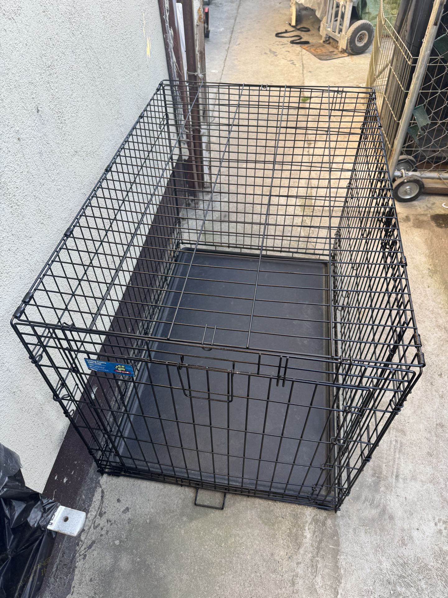 Large Double door dog crate