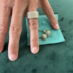 Tiffany & Co. Knot Earrings & Ring