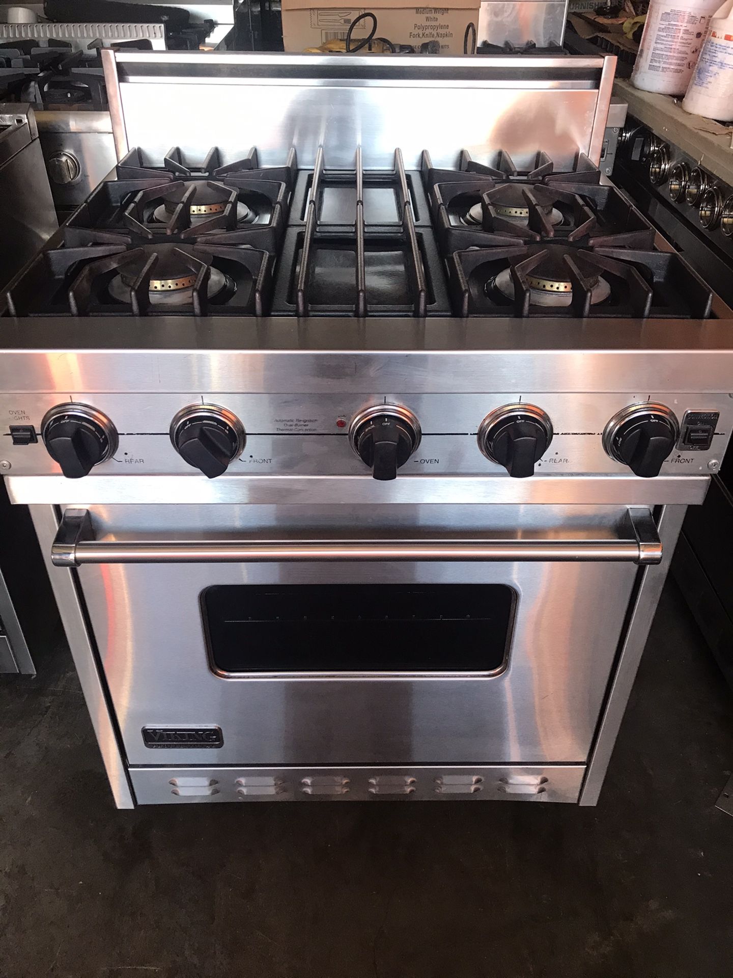 Viking Professional Stove 30” Natural Gas 4 Sealed Burners