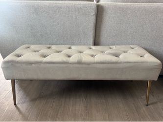 Wayfair Velvet Tuffted Bench
