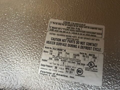 Walk In Cooler Ceiling Mount 