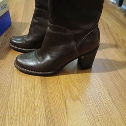 Womens Clarks Brown Boots Size 5 M