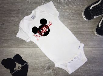 Baby Onesie Personalized Mickey Mouse baby name
