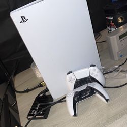 Ps5 2 Controllers And hard drive 