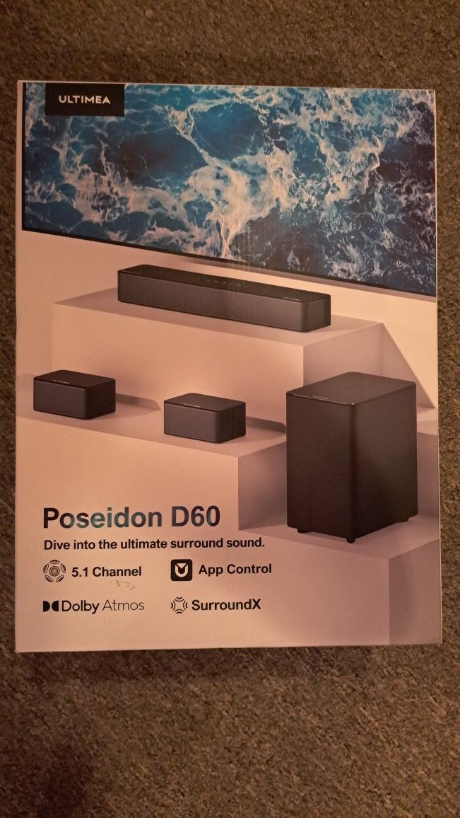 Ultima Poseidon D60 5.1 Surround Sound Speaker System.