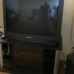 36” Panasonic Color TV & Stand $100 (OBO)