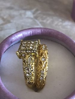 2 sets Ring gold plated