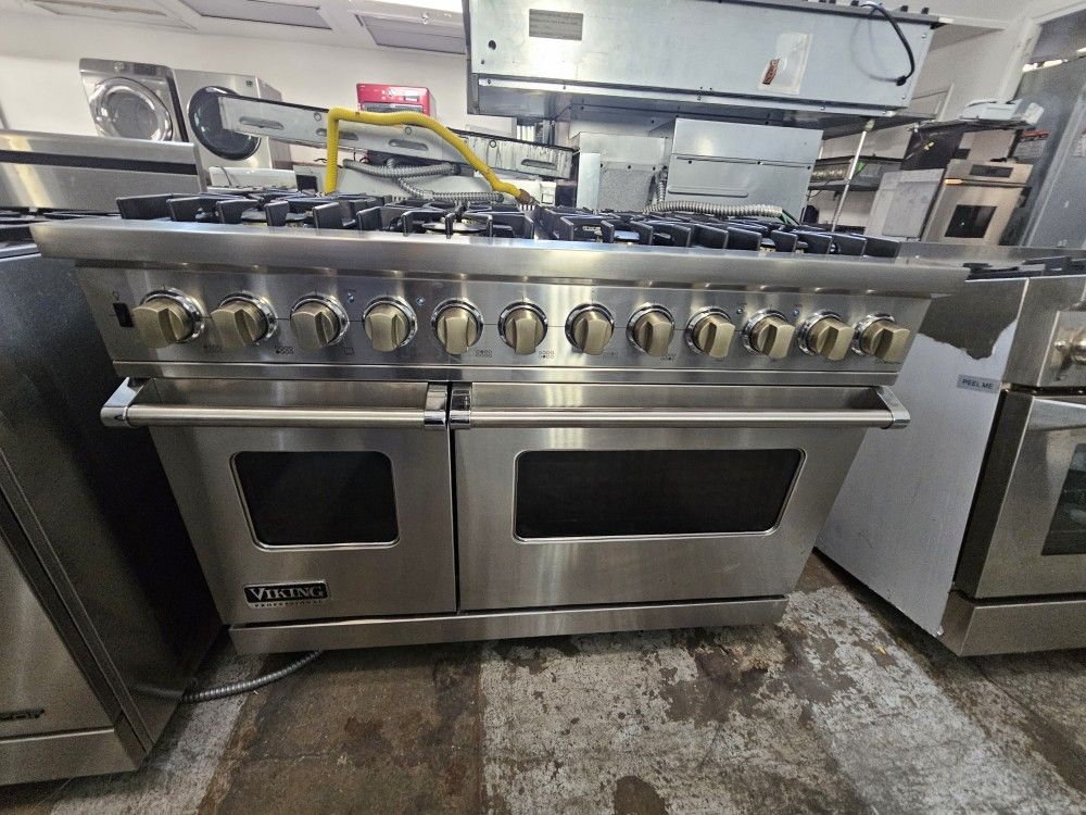 48" VIKING DUAL FUEL RANGE STAINLESS STEEL 