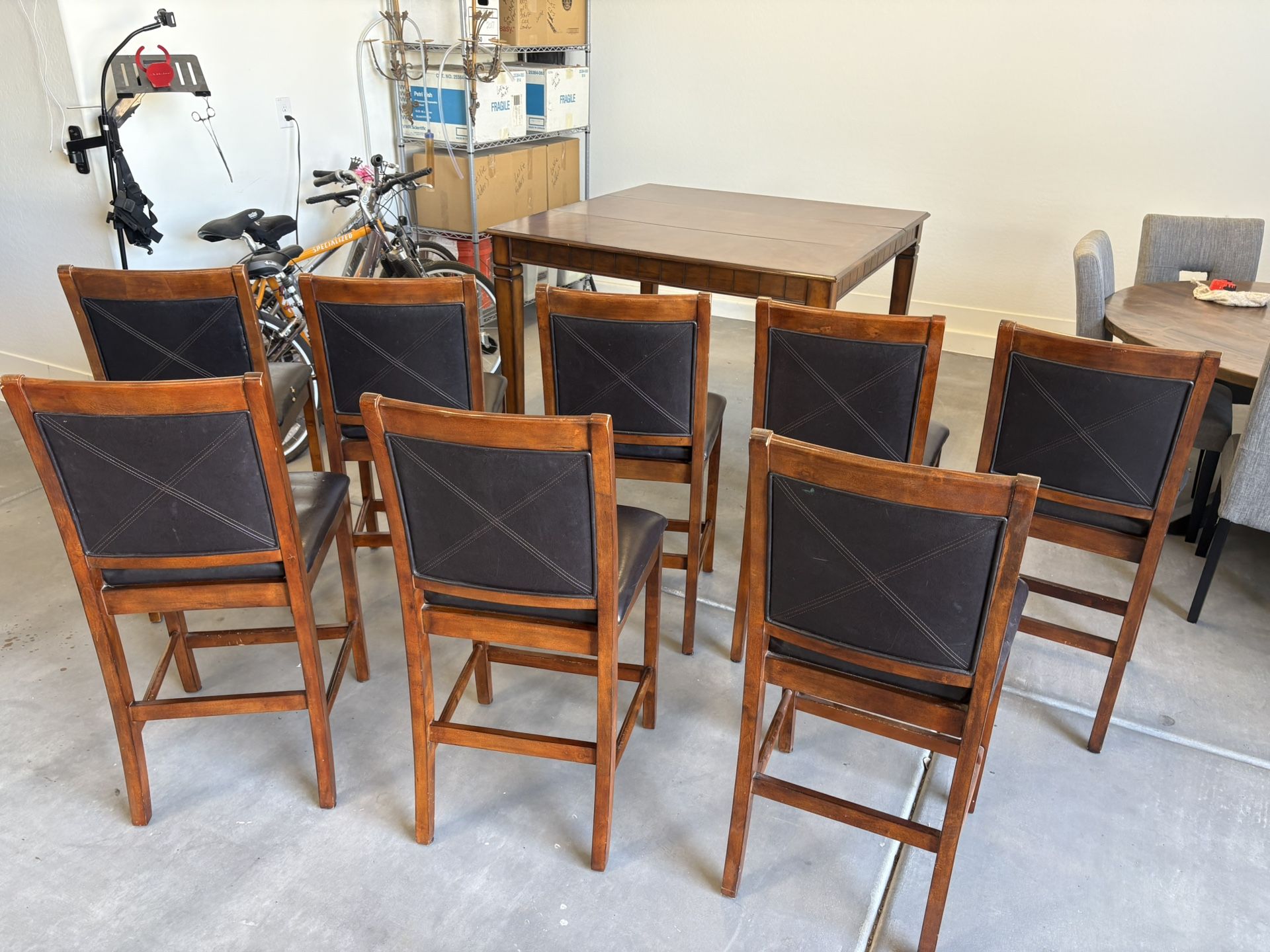 Counter Height Table And Counter Height Chairs