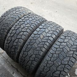 4 tires 265/70/17 All Terrain Pathfinder 
