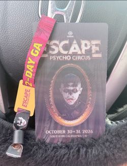Escape (Saturday portion)