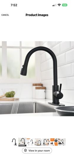 Black Kitchen Faucets