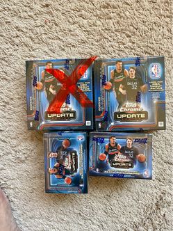 Topps Chrome Update Basketball Mega & Blaster Boxes