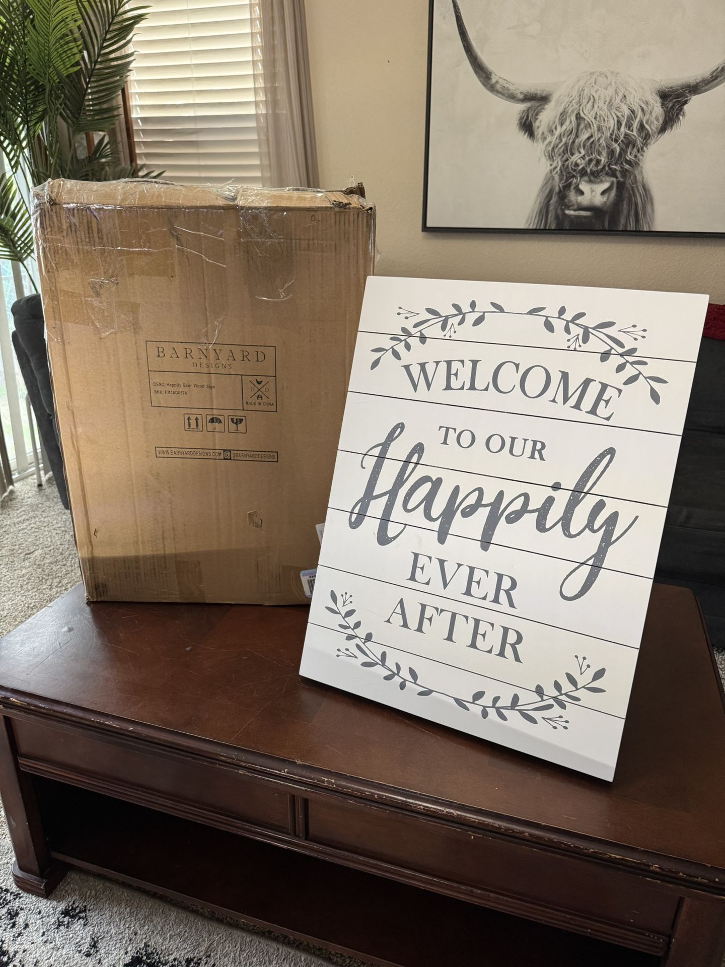 New Barnyard Designs Wood Farmhouse Decor Sign