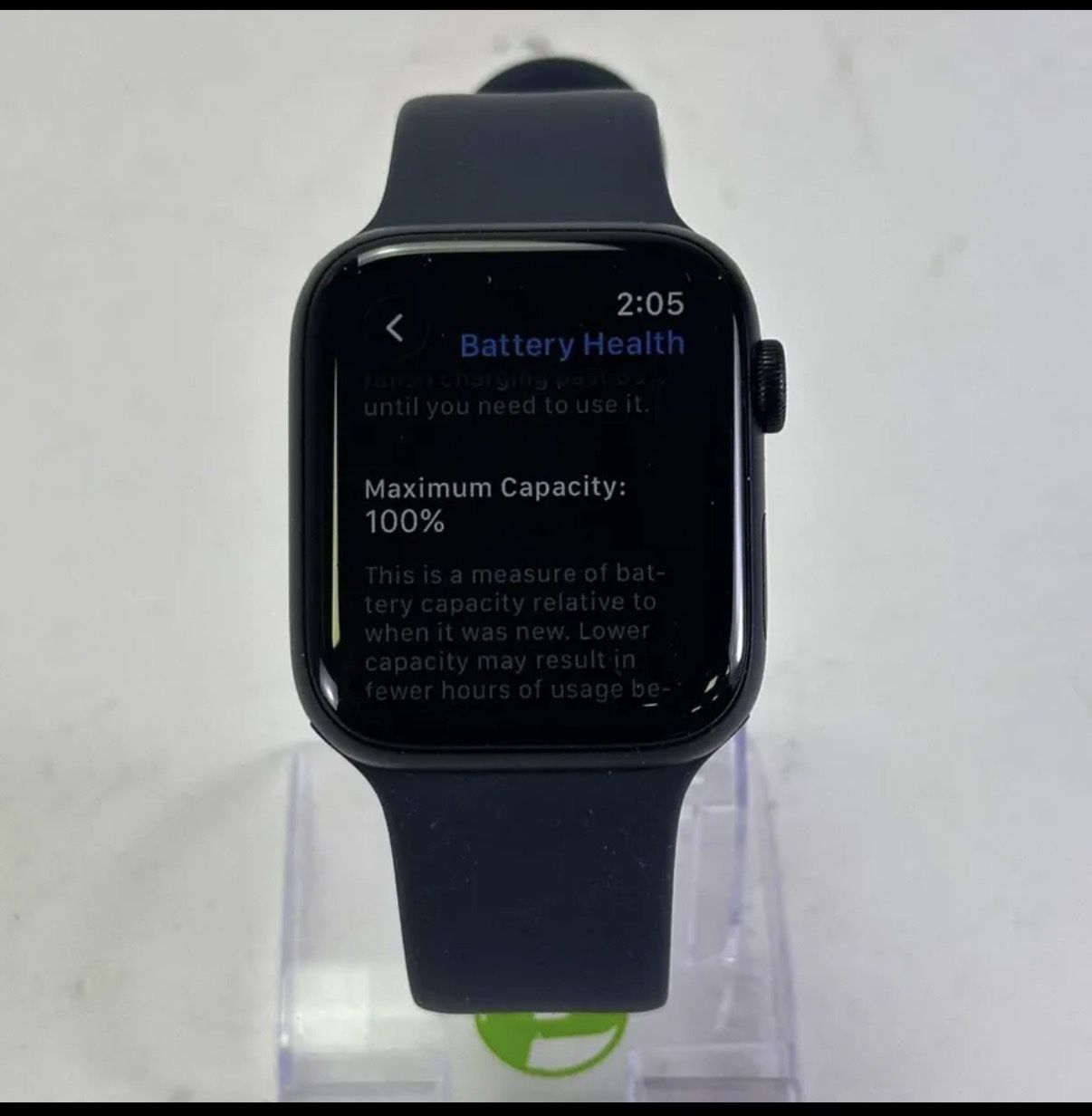 GPS Only Apple Watch SE 3 44MM Midnight Aluminum Midnight Sport 
