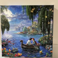 Thomas Kinkade Disney Painting 
