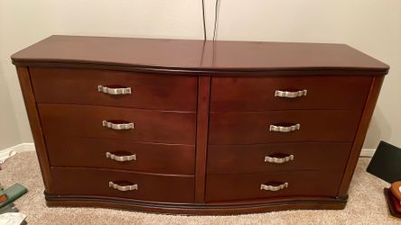 Cherrywood dresser in nightstand