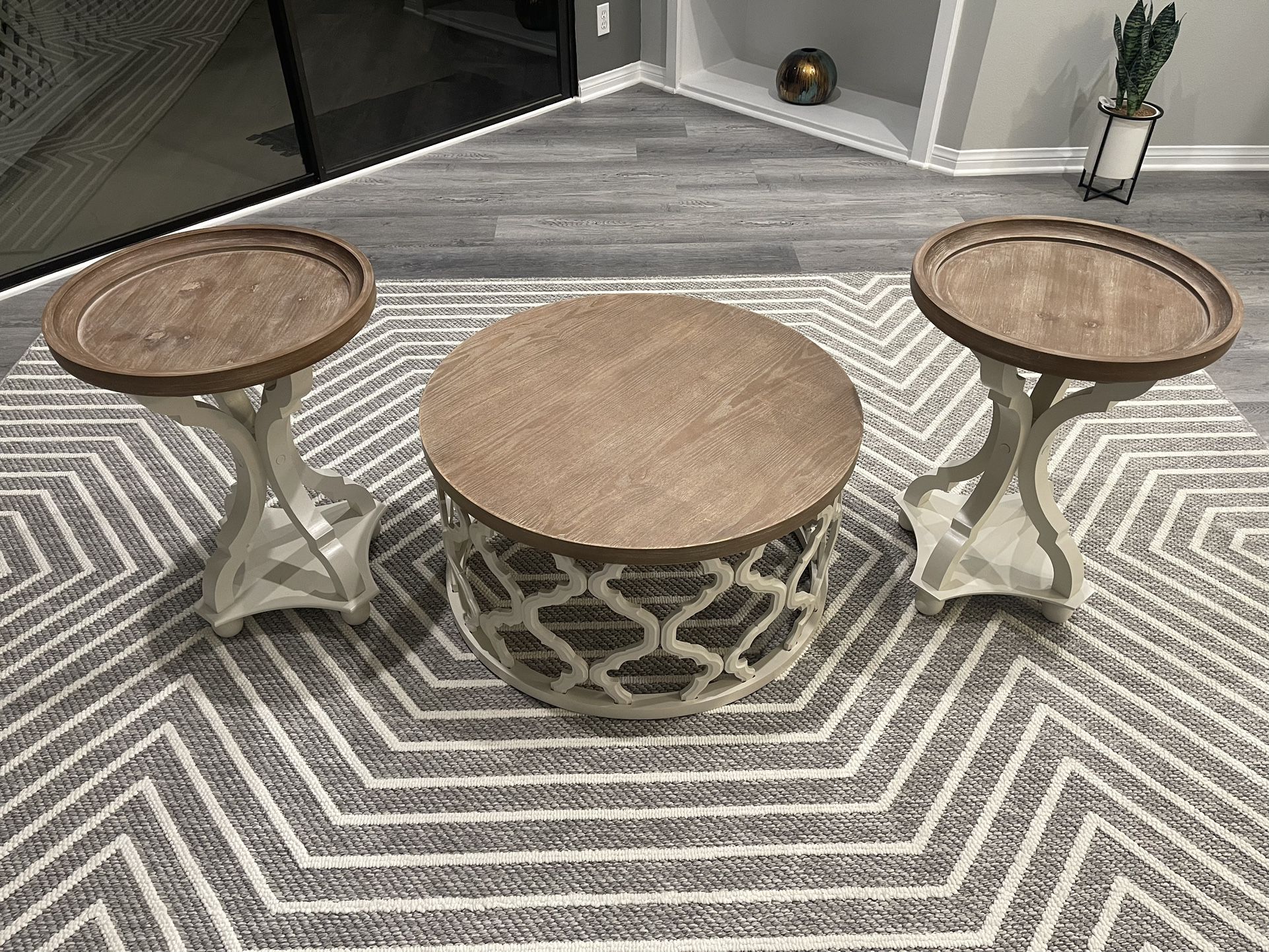 Coffee Table And End Tables