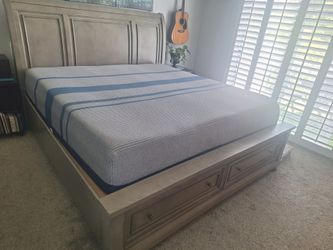 Ashley's King Size Bed Plus Orthopedic Mattress
