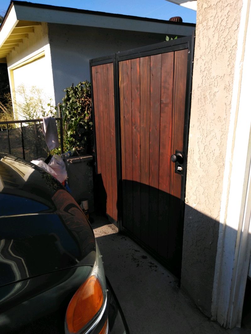 Beautiful brown color entrance door