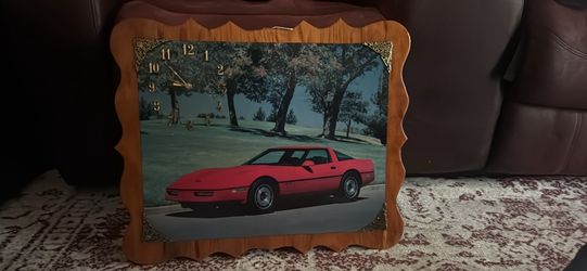 OBO Vintage Chevrolet Corvette C4 Wall Clock