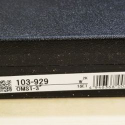 Mitutoyo 103-929 Outside Micrometer Set with Standards, Ratchet Stop, 0-3" Range, 0.001" Graduation (3 Piece Set)