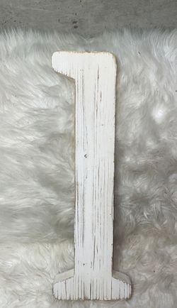 Wooden Number 1