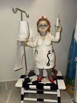 Toilet Paper Holder/ Paper Towel Holder With The Stand Very Unique 