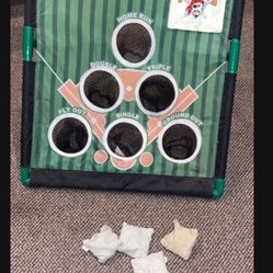 Toy- Bean Bag Toss Baseball Game 